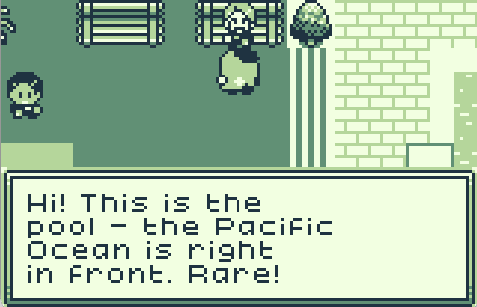 In-game screen of gathering hints from park residents